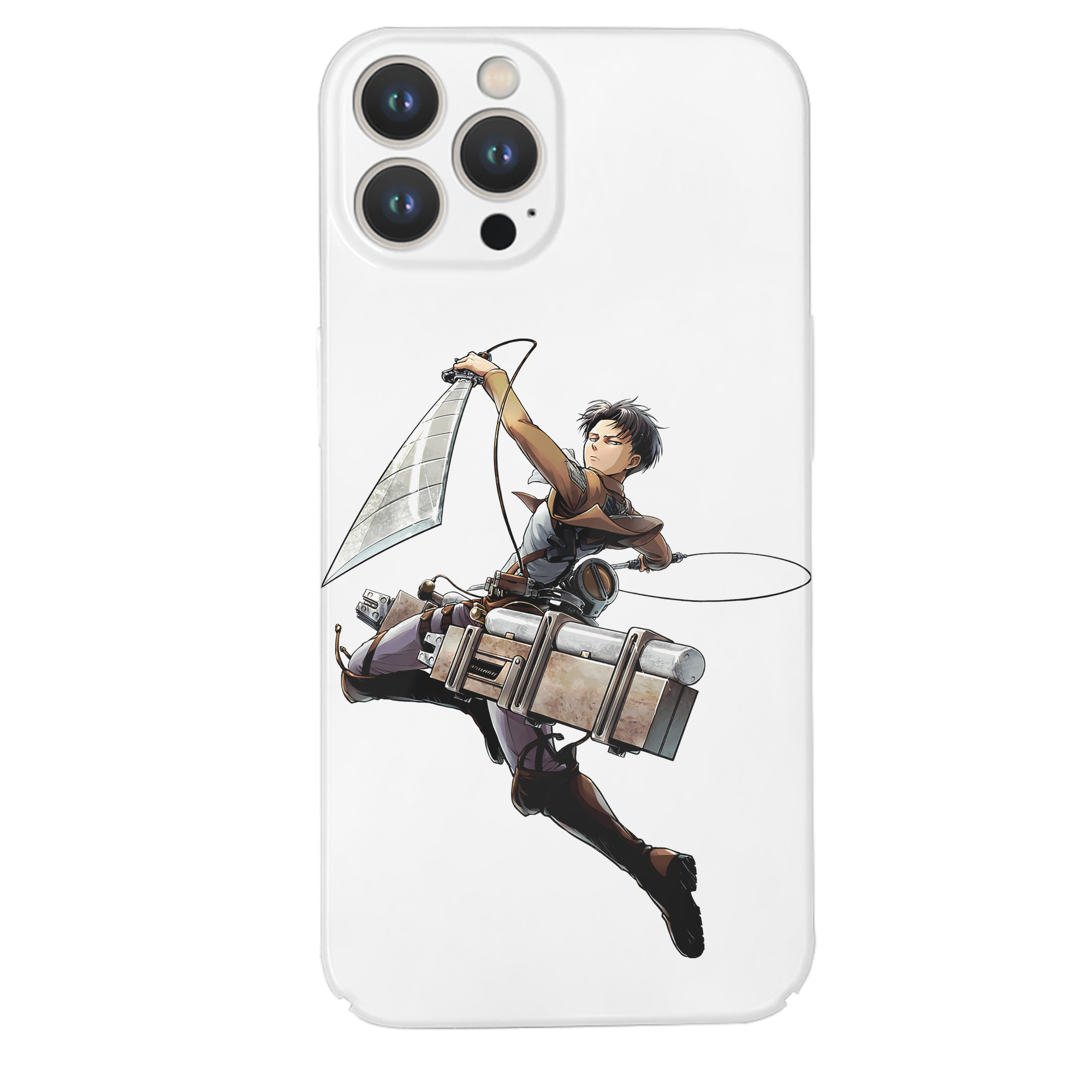 （画像用） 進撃の巨人 リヴァイ·アッカーマン Attack on Titan Levi Ackerman 【iPhone 14シリーズ対応】ハードケース